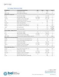 DP7115G Datasheet Pagina 6