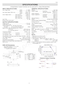 ECLB40W-48D15 Datasheet Page 2
