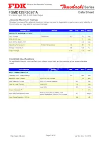 FGMD12SR6020PA Datenblatt Seite 2