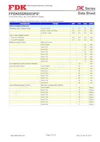 FPDK05SR8003PSS Datenblatt Seite 3