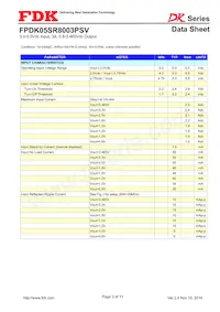 FPDK05SR8003PSV Datenblatt Seite 3