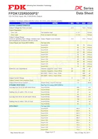 FPDK12SR8006PSV數據表 頁面 4