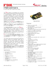 FPMR12SR7508PA Datasheet Cover