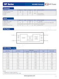 GP25 Datenblatt Seite 2