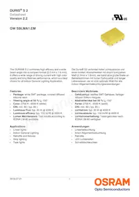 GW SBLMA1.EM-HQHS-XX55-L1N2-65-R18 Datasheet Copertura