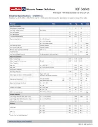 ICF0719V1PTC Datasheet Page 4