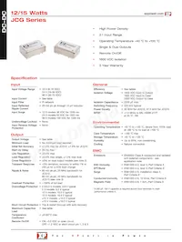 JCG1512S3V3 Datasheet Copertura