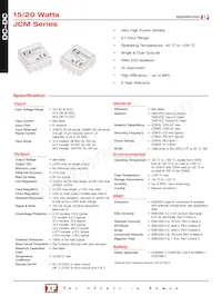 JCM2048D15 Datasheet Cover