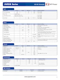 JWE0848D12 Datasheet Page 2