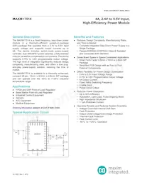 MAXM17514ALI+T Datasheet Copertura