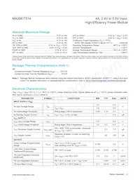 MAXM17514ALI+T數據表 頁面 2