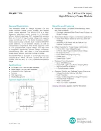 MAXM17516ALI+T Datasheet Copertura