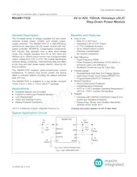 MAXM17532AMB+ Datasheet Copertura