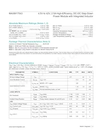 MAXM17543ALJ+T Datasheet Pagina 2