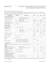 MAXM17543ALJ+T Datasheet Pagina 3