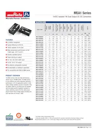 MEA1D2405DC Datasheet Copertura