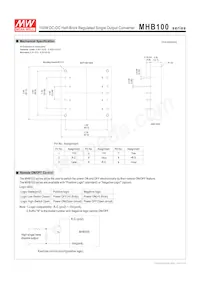 MHB100-24S24 Datasheet Page 2