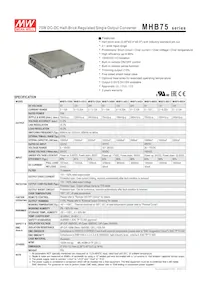 MHB75-12S12 Datasheet Cover