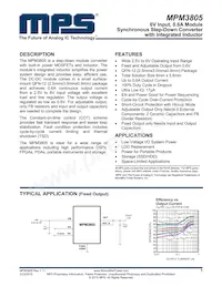 MPM3805GQB-12-P Datenblatt Cover