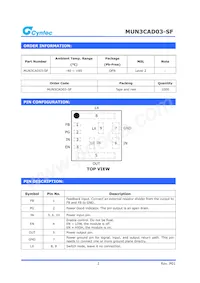 MUN3CAD03-SF Datasheet Page 2