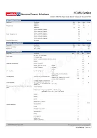 NCM6S1203C Datasheet Page 2