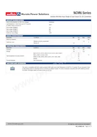 NCM6S1203C Datasheet Page 3