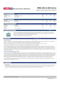 NMA2415DC Datasheet Pagina 2