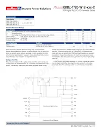 OKDY-T/20-W12-001-C Datasheet Pagina 2