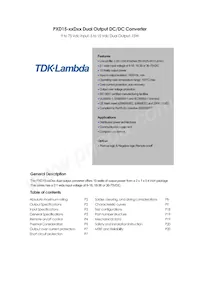 PXD1548D15 Datasheet Cover