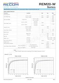 REM20-4805DW/P Datasheet Pagina 2