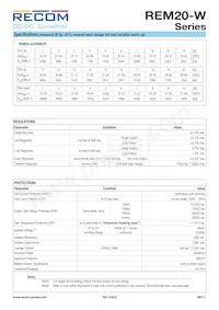 REM20-4805DW/P Datasheet Pagina 5