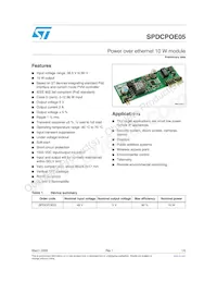 SPDCPOE05 Datenblatt Cover