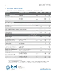 SQE48T40025-NDAKG Datasheet Page 2