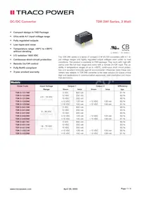 TDR 3-4823WISM Datasheet Cover