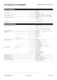 THM 30-4821WI Datasheet Page 2