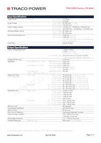 THN 30-4825WI Datasheet Page 2