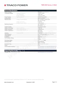 TMR 2-4821WI Datasheet Pagina 3