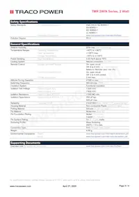 TMR 2-4823WIN Datasheet Page 3