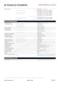 TMR 2-4823WISM Datasheet Page 3