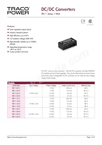 TRV 1-2419 Datasheet Cover