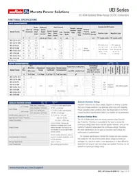 UEI-15/3.3-Q12N-C Datasheet Pagina 3