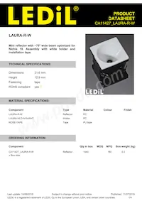 CA11427_LAURA-R-W Datasheet Copertura