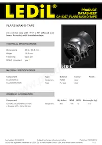 CA14367_FLARE-MAXI-D-TAPE Datenblatt Cover