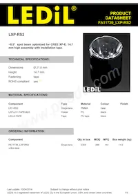 FA11739_LXP-RS2 Datasheet Copertura
