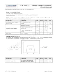 STM1E-SFP08 Datasheet Pagina 7