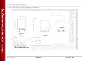 4DLCD-24320240-CTP-IPS Datasheet Pagina 4