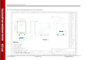 4DLCD-24320240-CTP-IPS Datasheet Pagina 6