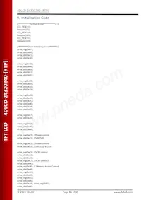 4DLCD-24320240-RTP Datasheet Page 11