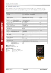 4DLCD-28320240-RTP Datasheet Page 3