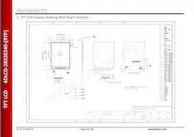 4DLCD-28320240-RTP Datasheet Pagina 4